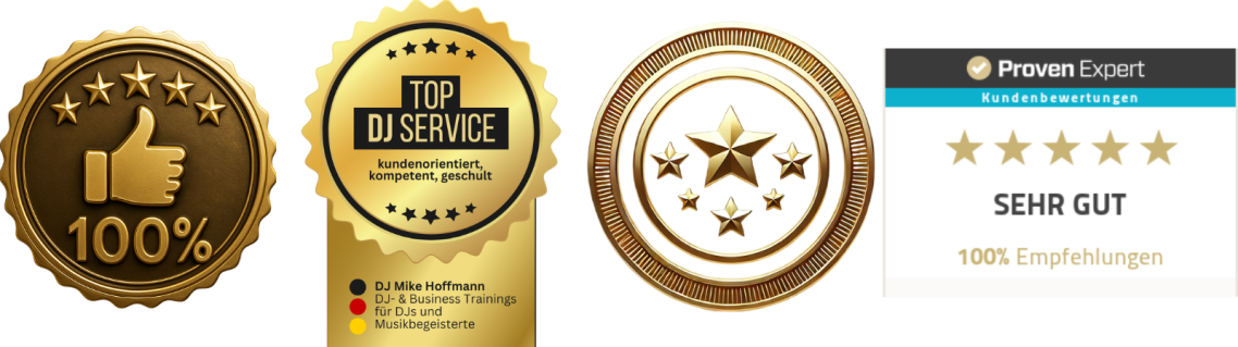 Hier sind die Auszeichnungen von DJ Baumi